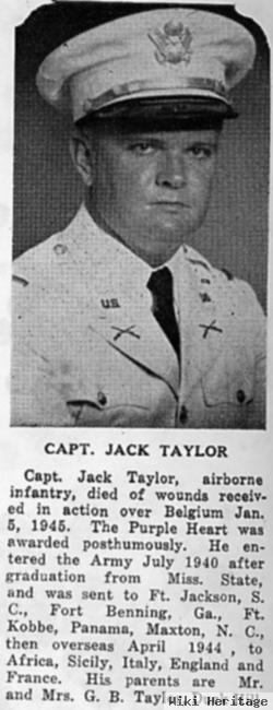 Capt Jack Taylor