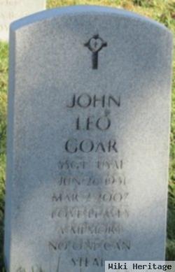 John Leo Goar