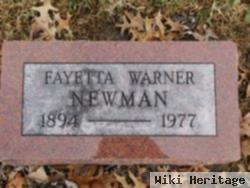 Fayetta Warner Newman