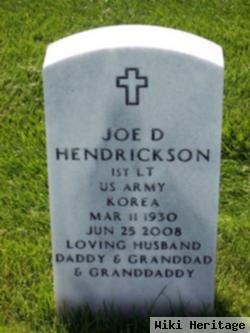 Joe D Hendrickson