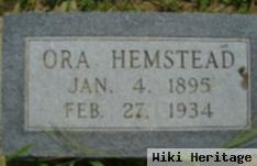 Ora Hemstead