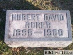 Hubert David Rorer