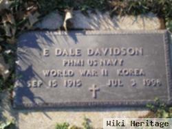 E Dale Davidson