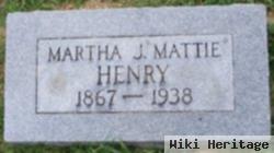 Martha Jean "mattie" Henry