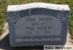 Sara Janzen Hiebert