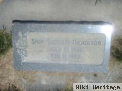 Sarah Sumsion Nicholson