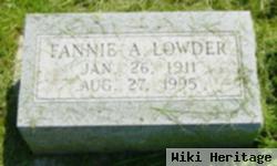 Fannie A Lowder