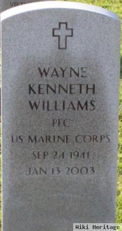 Pfc Wayne Kenneth Williams, Sr