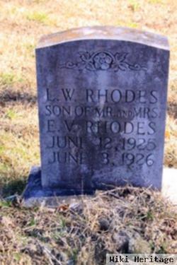 L. W. Rhodes