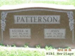 Esther M Gutzler Patterson