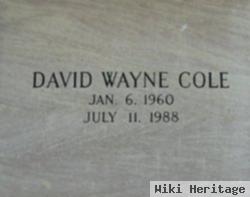 David Wayne Cole