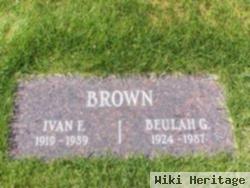 Beulah Gertrude Evans Brown