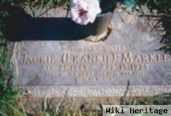 Jackie D. "frankie" Markle