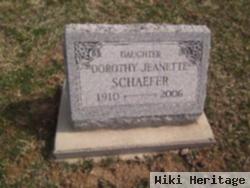 Dorothy Jeanette Schaefer