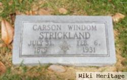 Carson Wendom Strickland