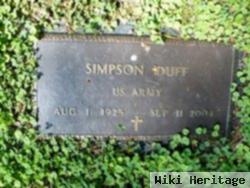 Simpson "toad" Duff