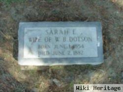 Sarah E Dotson