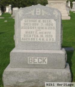 Mary E Beck