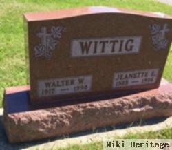 Jeanette E. Nelson Wittig