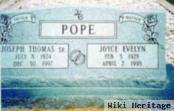 Joyce Evelyn Pope