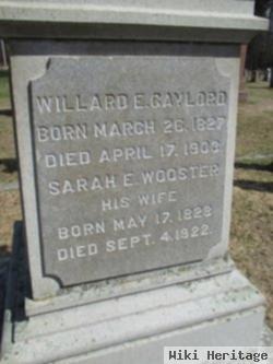 Sarah E Wooster Gaylord