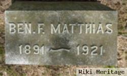 Benjamin F. Matthias