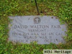 David Walton Fair