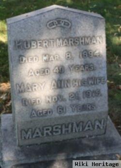 Mary Ann Slade Marshman
