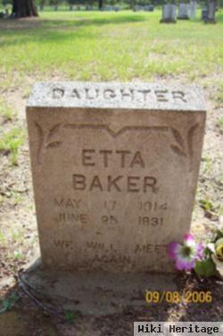 Etta M. Baker