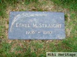 Ethel M Straight