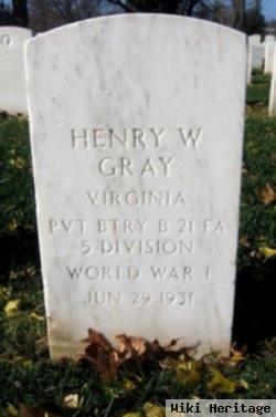 Henry W Gray