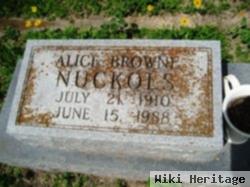 Alice Butler Browne Nuckols