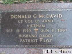 Ltc Donald George Mcdavid