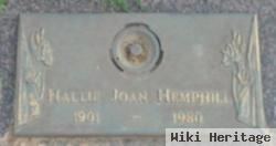 Hallie Joan Hemphill