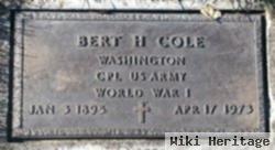 Bert H Cole