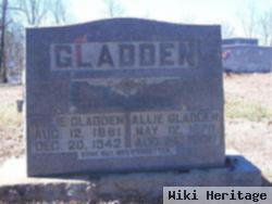 Martha Almeda "allie" Haddock Gladden