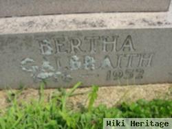 Bertha Galbraith