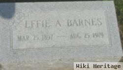 Effie A Barnes