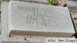 Harriet Coleman Reeves