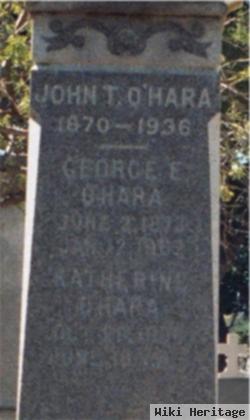 John T O'hara