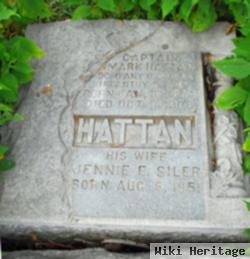 Hannah E. "jennie" Siler Hattan