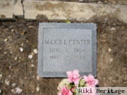 Maxie L. Center