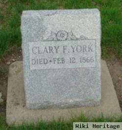 Clary F. York