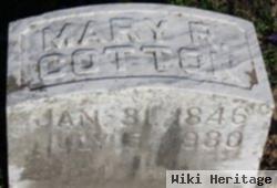 Mary R Cotton