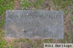 Dr John Warden Mccauley