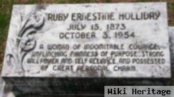 Ruby Ernestine Holliday