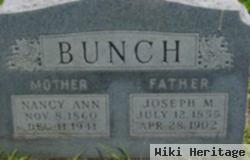 Joseph M. "joe" Bunch