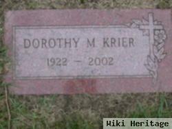 Dorothy M. Kestler Krier