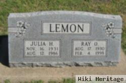 Julia Helen Hicks Lemon