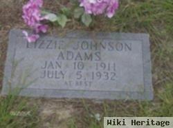 Elizabeth "lizzie" Johnson Adams